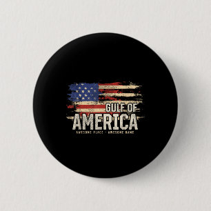 Amerikas Golf von den USA Grunge Patriotic Button