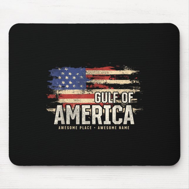Amerikas Golf von den USA Grunge Patriotic Mousepad (Vorne)