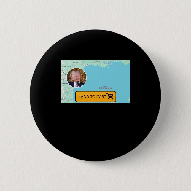Amerikas Golf von Trump Button (Vorderseite)