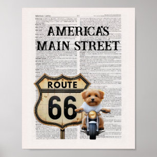 Amerikas Hauptstraße 66 Poster