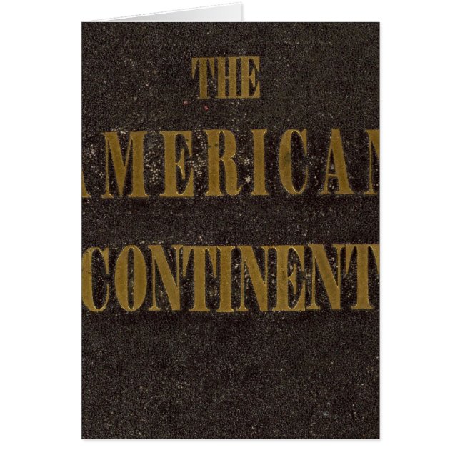 Amerikas Kontinent - Vereinigte Staaten (Vorne)