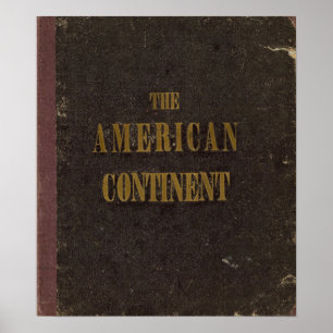 Amerikas Kontinent - Vereinigte Staaten Poster