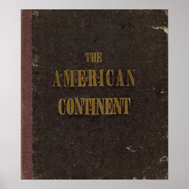 Amerikas Kontinent - Vereinigte Staaten Poster (Vorne)