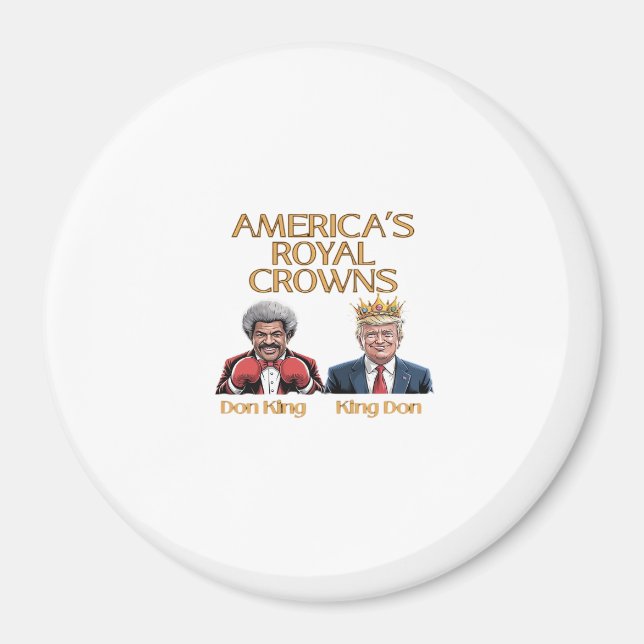 Amerikas Kronen Und Don Grafik Magnet (Vorne)