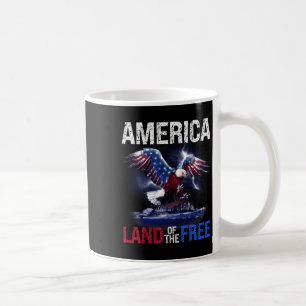 Amerikas Land der 4. Juli Unabhängigkeit Kaffeetasse