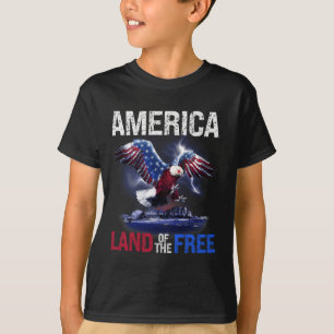 Amerikas Land der 4. Juli Unabhängigkeit T-Shirt