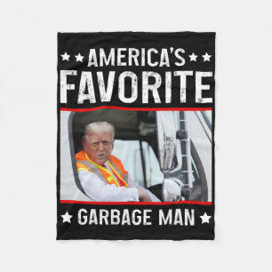 Amerikas Lieblings-Garge-Mann Lustiger Trump Garge Fleecedecke