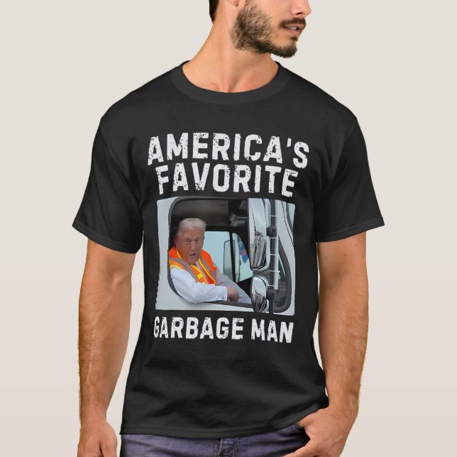 Amerikas Lieblingsmüll Trump Garbage Truck T-Shirt (Vorderseite)