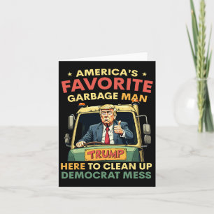 Amerikas liebster Gargenmann Trump fährt in Garge Karte