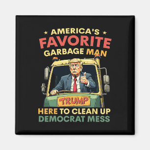 Amerikas liebster Gargenmann Trump fährt in Garge Magnet