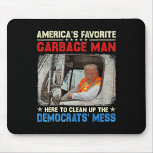 Amerikas liebster Gargenmann Trump fährt in Garge Mousepad