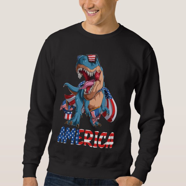 Amerikas lustiger 4. Juli Kinder Sweatshirt (Vorderseite)
