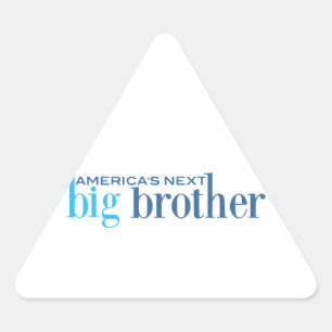 Amerikas nächster großer Bruder Dreieckiger Aufkleber