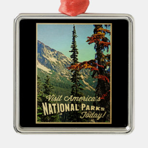 Amerikas Nationalparks Ornament Aus Metall