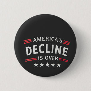Amerikas Niedergang ist über dem goldenen Zeitalte Button
