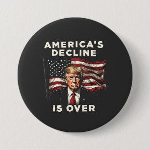 Amerikas Niedergang ist über Trump hinaus Patrioti Button