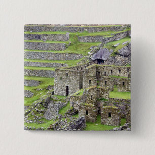 Amerikas, Peru, Machu Picchu. Die antike 2 Button