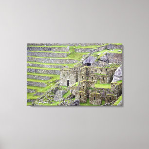 Amerikas, Peru, Machu Picchu. Die antike 2 Leinwanddruck