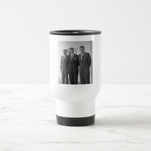 Amerikas Präsident John Kennedy und Brüder, Camelo Reisebecher