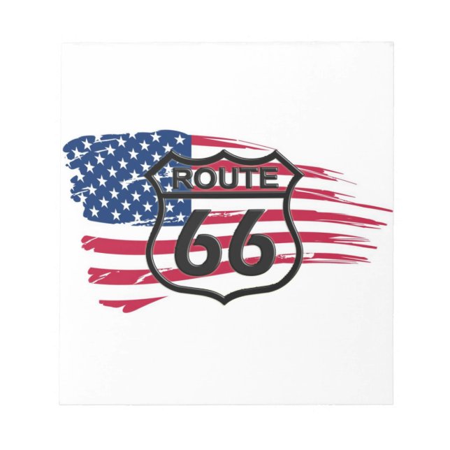 Amerikas Route 66 Notizblock (Vorderseite)