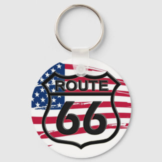 Amerikas Route 66 Schlüsselanhänger