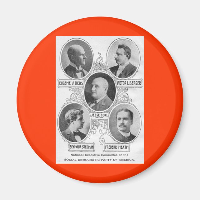 Amerikas sozialdemokratisches Party-1900 Magnet (Vorne)