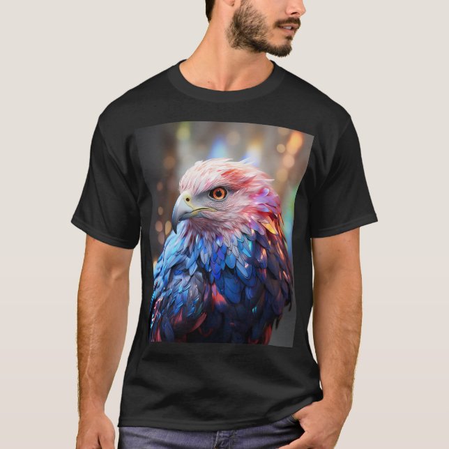 Amerikas Traum - Fantastischer Adler T-Shirt (Vorderseite)