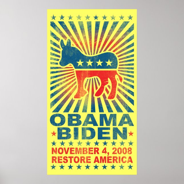 Amerikas Vintage-Poster wiederherstellen Poster (Vorne)