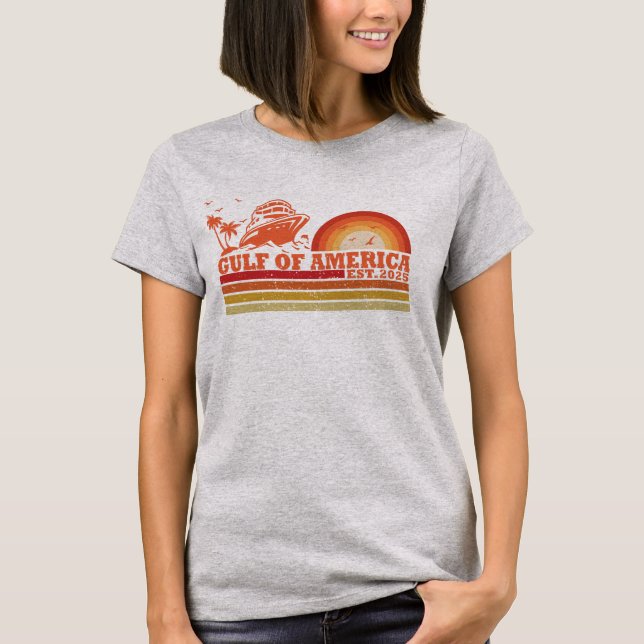 Amerikas Vintager amerikanischer Patriotismus im G T-Shirt (Vorderseite)