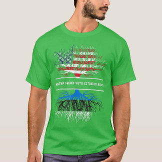 Amerikas Wachstum mit estnischen Roots Estland T-S T-Shirt