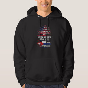 Amerikas Wachstum mit kubanischen Wurzeln US-Flagg Hoodie