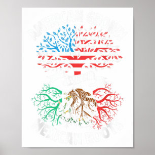 Amerikas Wachstum mit mexikanischen Wurzeln Mexiko Poster