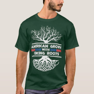 Amerikas Wachstum mit Wikingroots skandinavisch T-Shirt