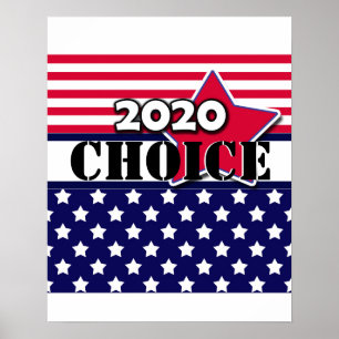 Amerikas Wahl 2020, Wahl, personalisiert, Poster