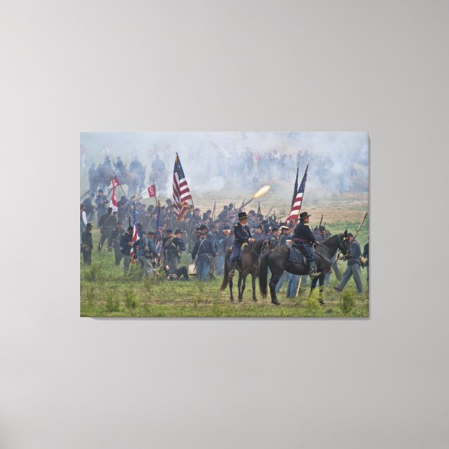 Amerikas Ziviler Krieg (1861-1865) Leinwanddruck (Vorderseite)