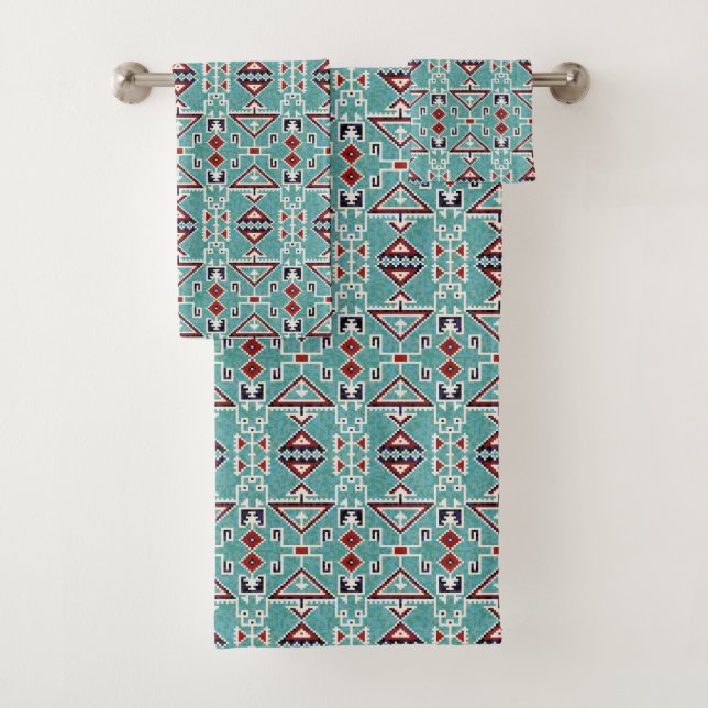 Amérindiens Navajo Motif Moyen (En situation)