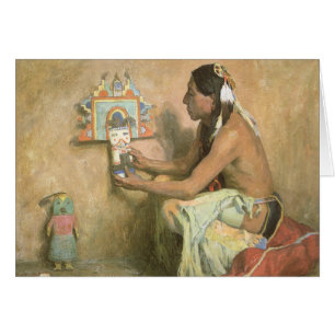 Amérindiens vintages, Hopi Katchina par Couse