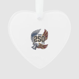 Amérique 250 Ailes d'aigle 2026 Dessin patriotique