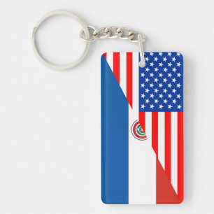 amérique américaine paraguay demi drapeau usa