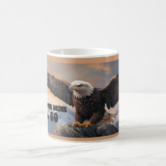 Amérique Belle tasse à café d'aigle