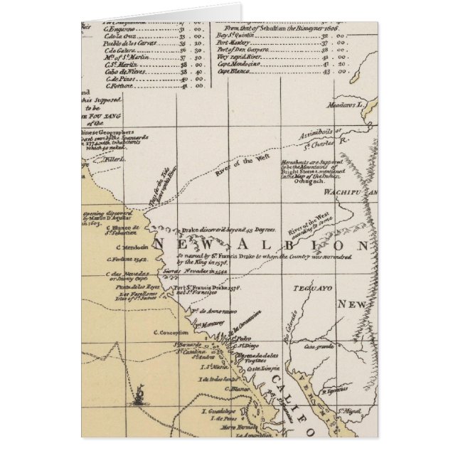 Amérique du Nord, 1782 (Devant)