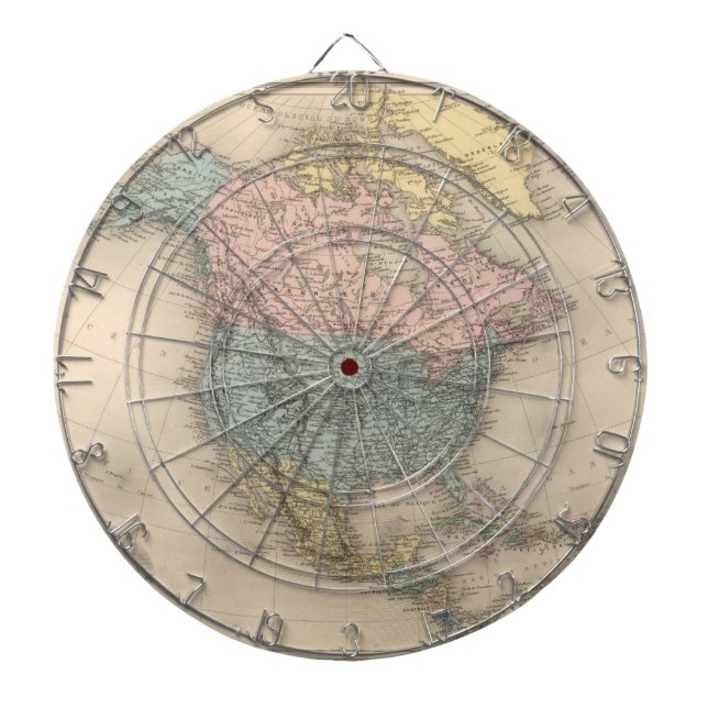 Amerique DU Nord. Dartscheibe (vorne)