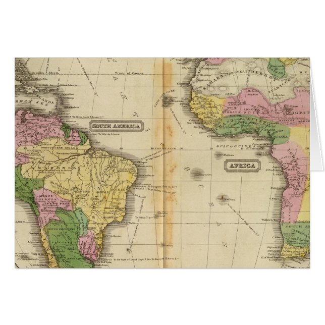 Amérique du Sud, Afrique (Devant horizontal)