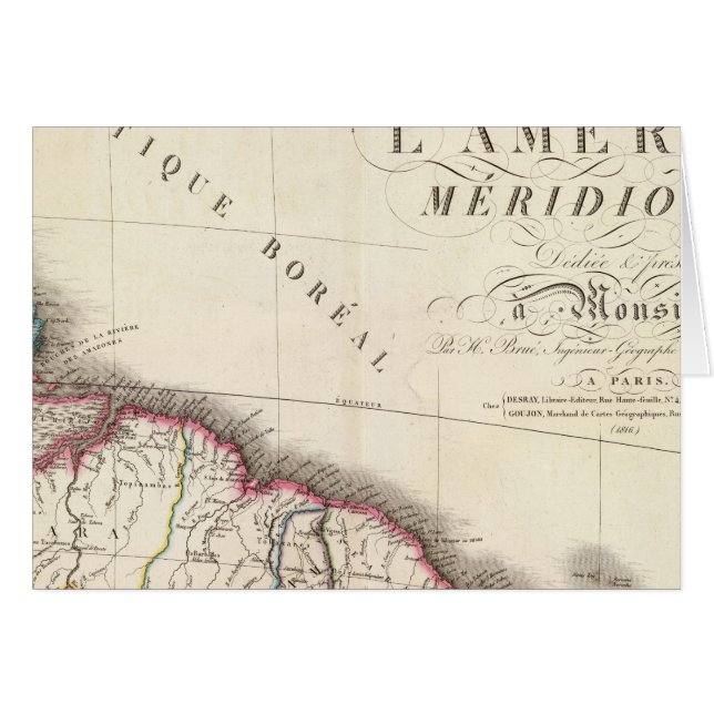 Amérique du Sud Nord (Devant horizontal)