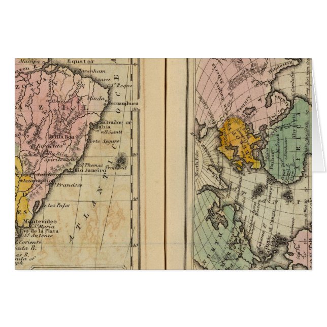 Amérique du Sud, océan Atlantique (Devant horizontal)