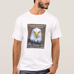 Amérique libre - Aigle (léger) T-shirt