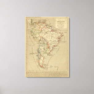 Amerique Meridionale en 1840 Leinwanddruck