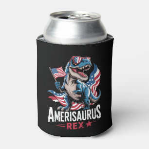 Amerisaurus T Rex Dinosaur 4. Juli US Amerikanisch Dosenkühler