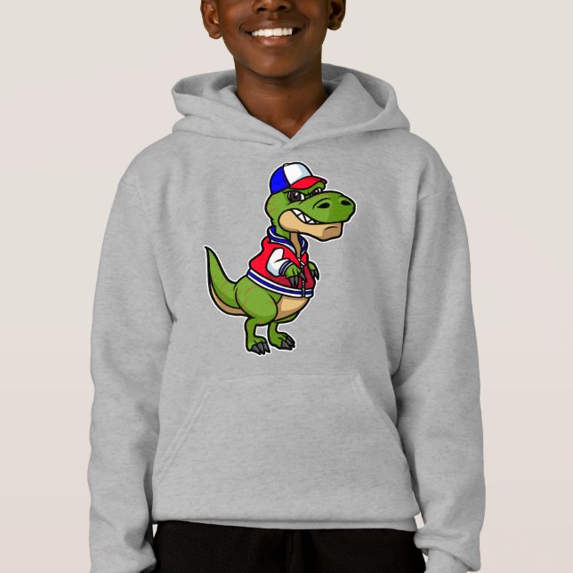AmeriSaurusRex habillés en vêtements scolaires (Devant)