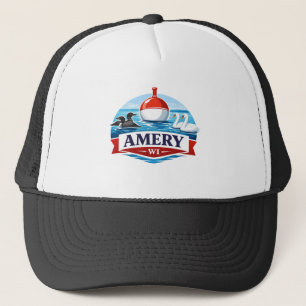 Amery Wisconsin Lake Life Souvenir - Angelhütchen Truckerkappe